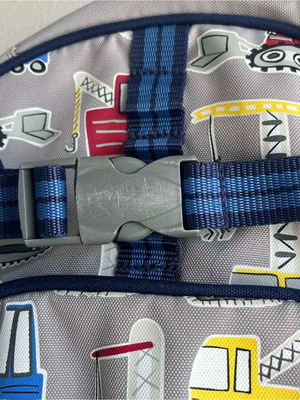 Pottery Barn Kids Jax construction glow-in-the-dark Mackenzie backpack small